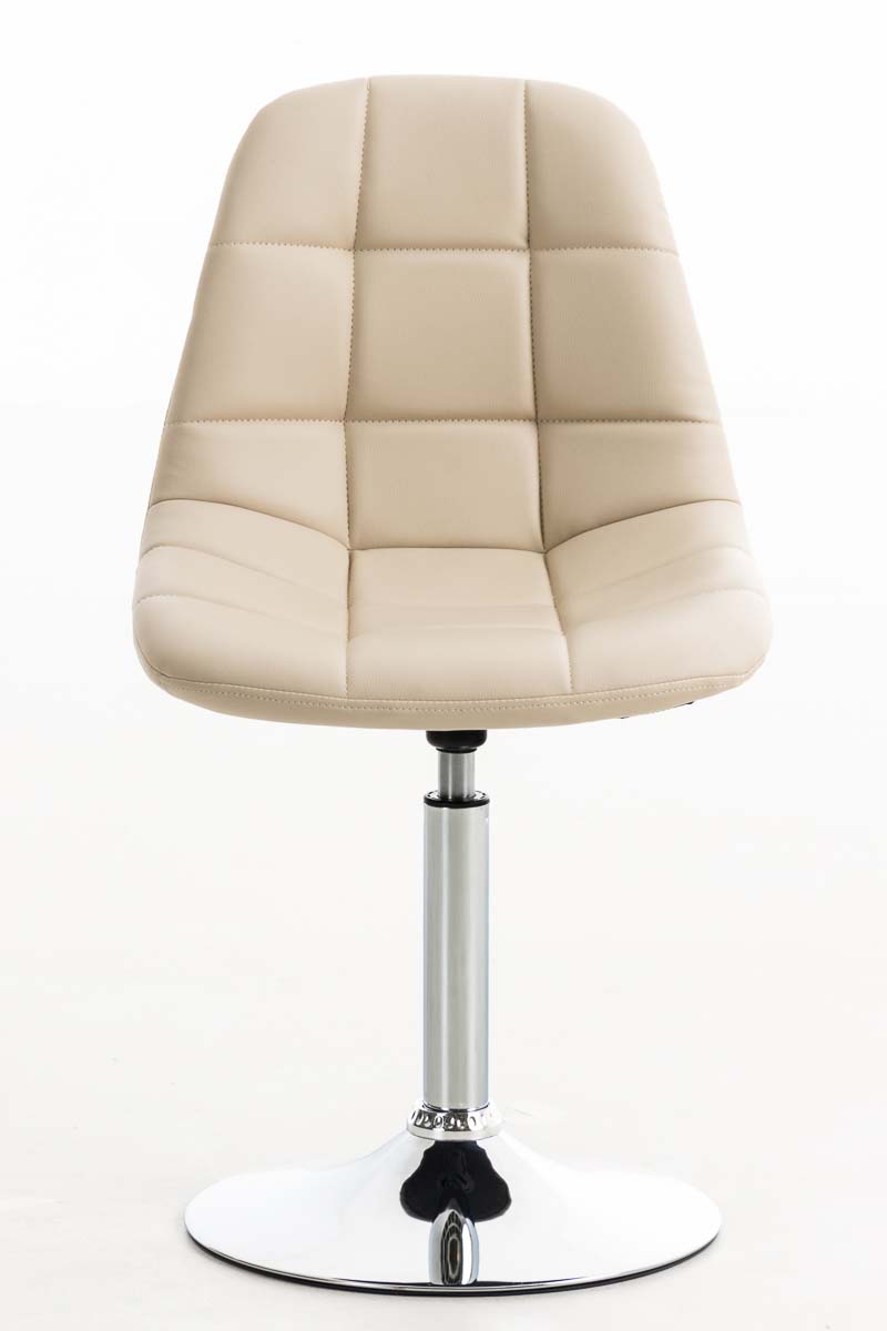 Stuhl Emil Kunstleder, creme
