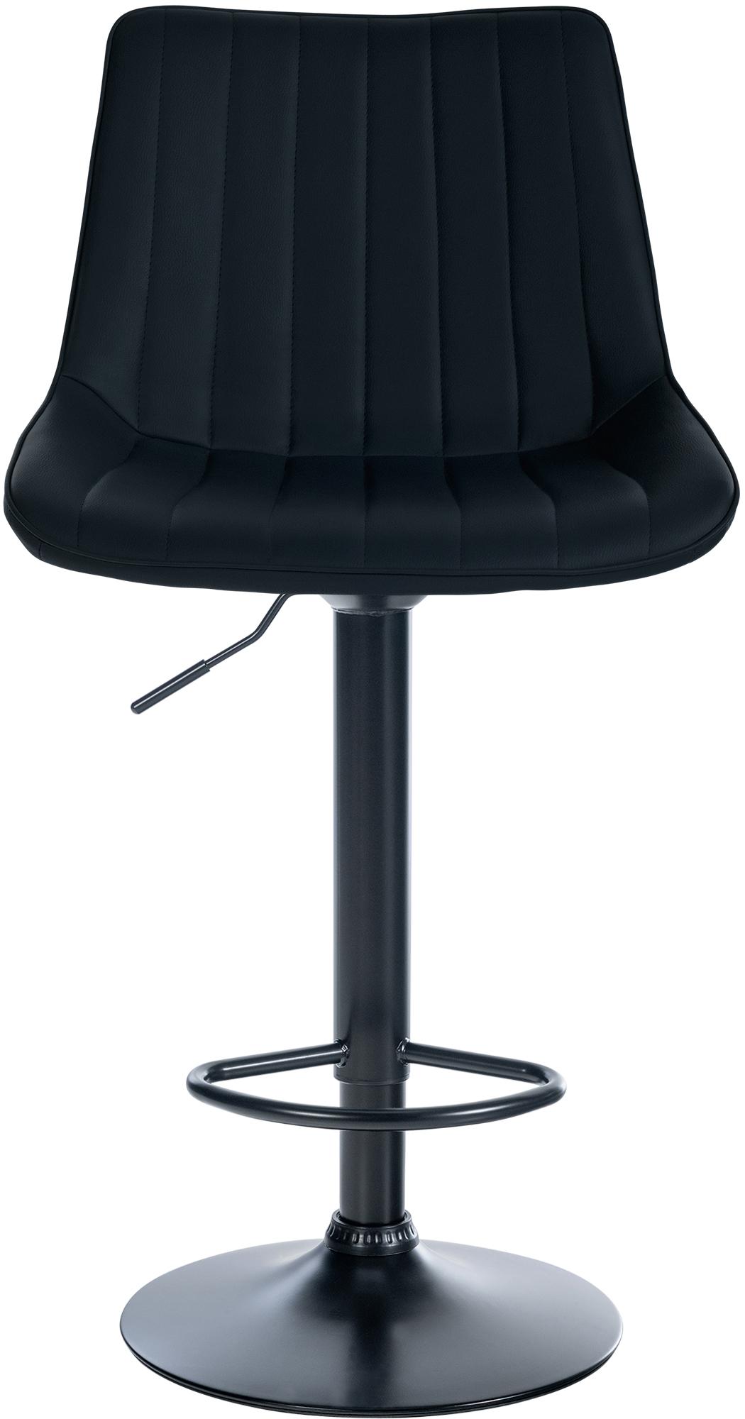 Barhocker Toni Kunstleder schwarz, schwarz