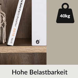 Bücherregal Skylar Eiche 106x30x30cm