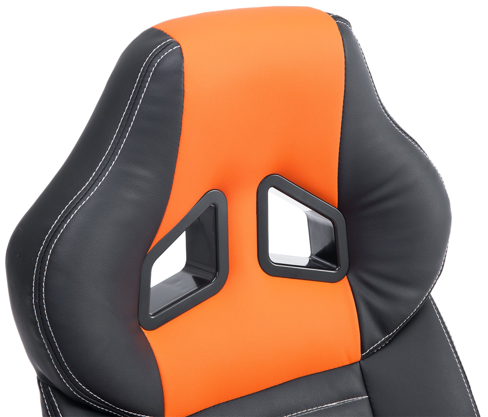Bürostuhl Pedro, schwarz/orange
