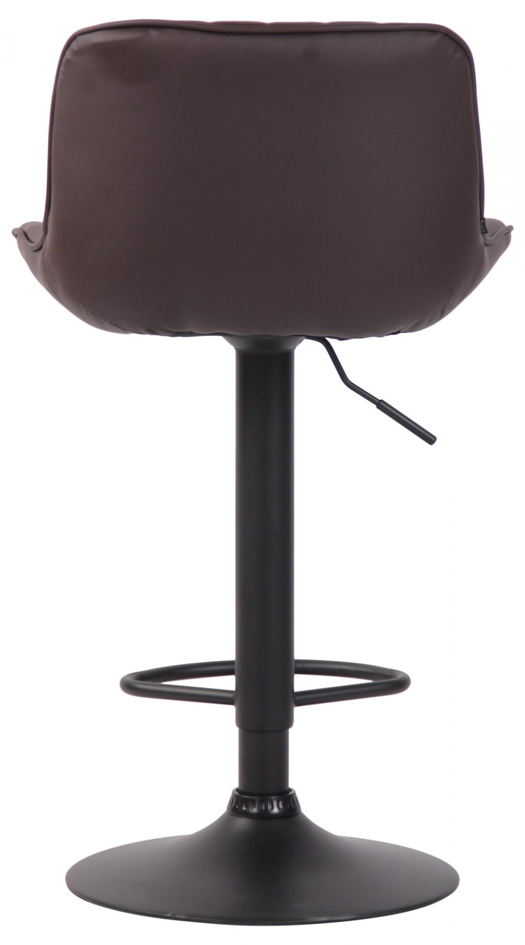 2er Set Barhocker Lentini Kunstleder schwarz, braun