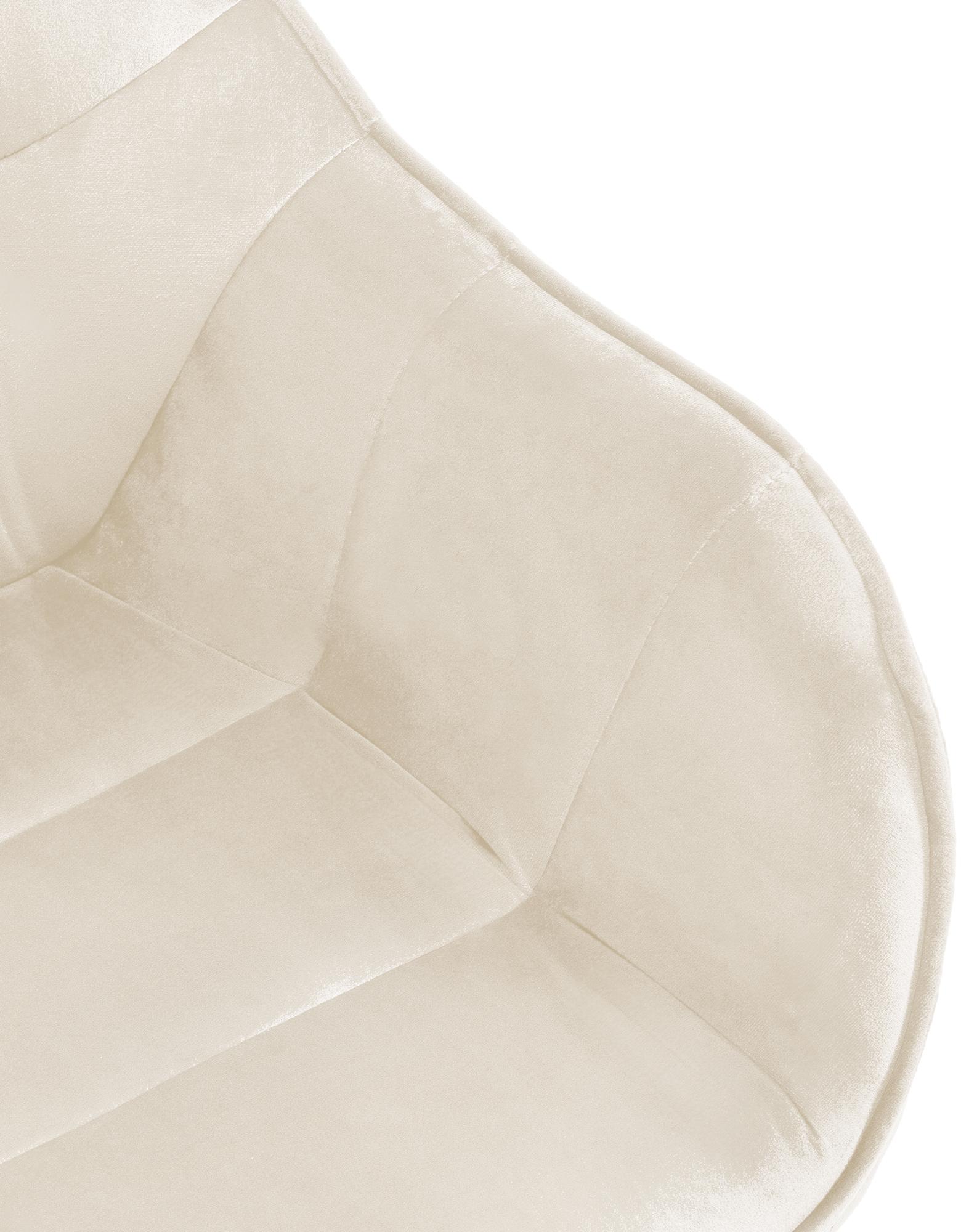 Stuhl Russel Samt, creme