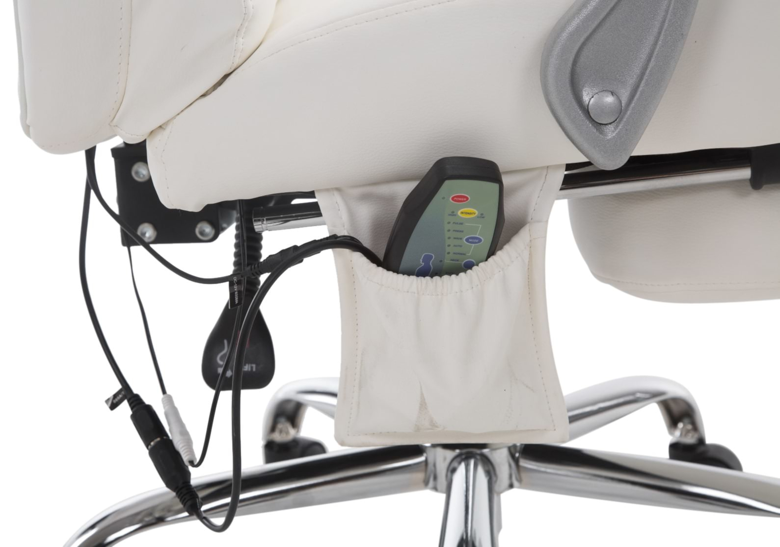 Bürostuhl Pacific mit Massagefunktion, weiß