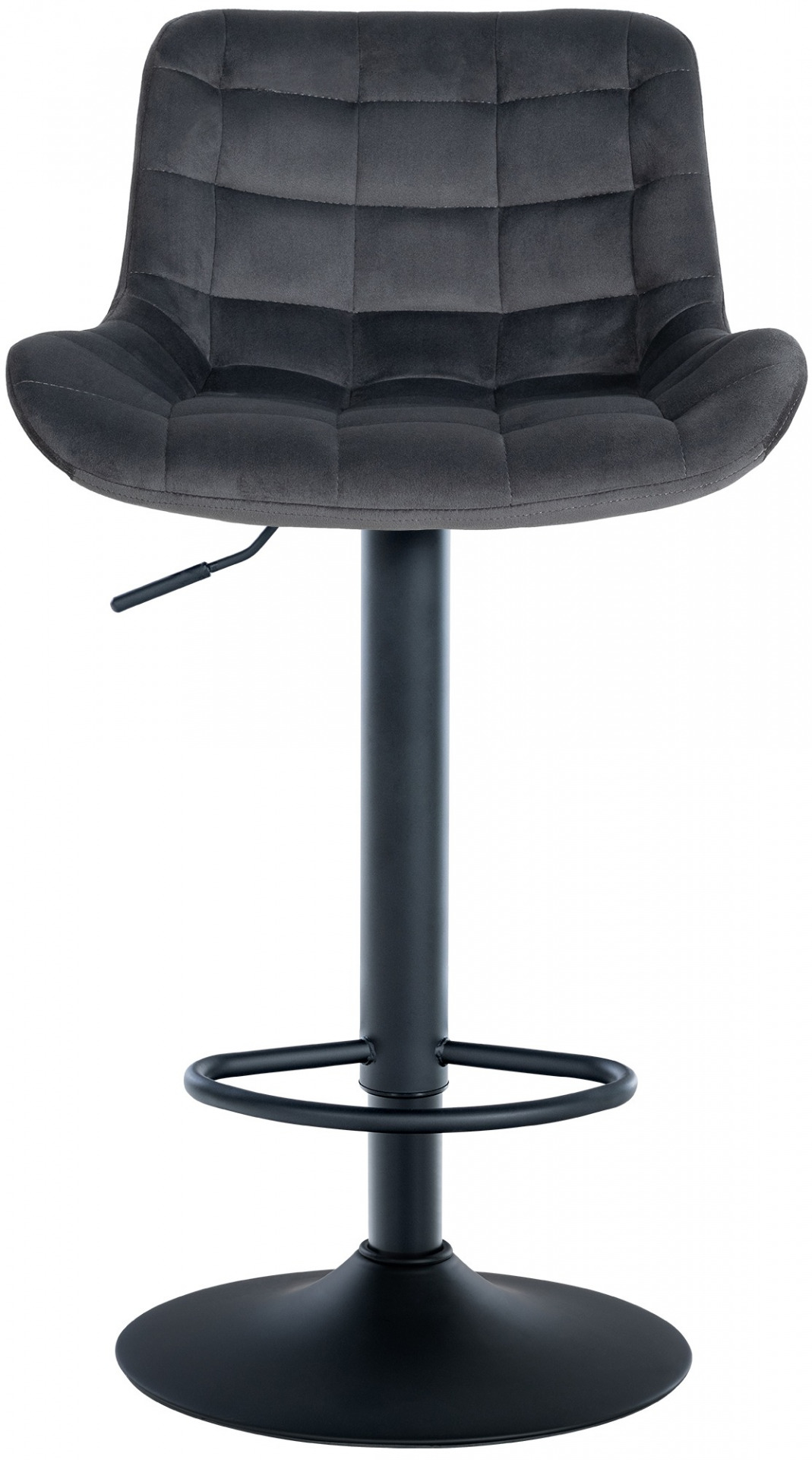 Barhocker Tover Samt, dunkelgrau