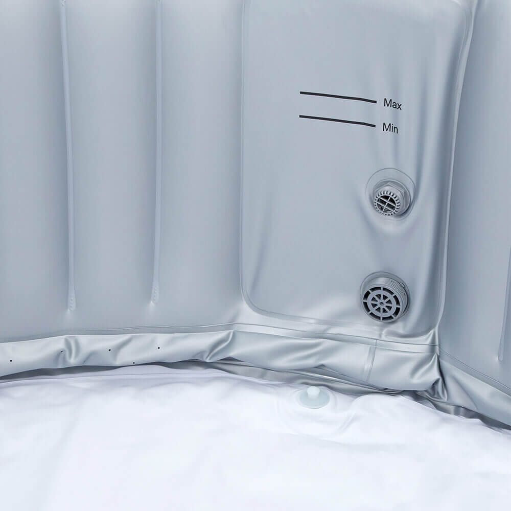 Outdoor Whirlpool SPLASH inkl. Abdeckung - Ø208 cm 6 Personen Beton