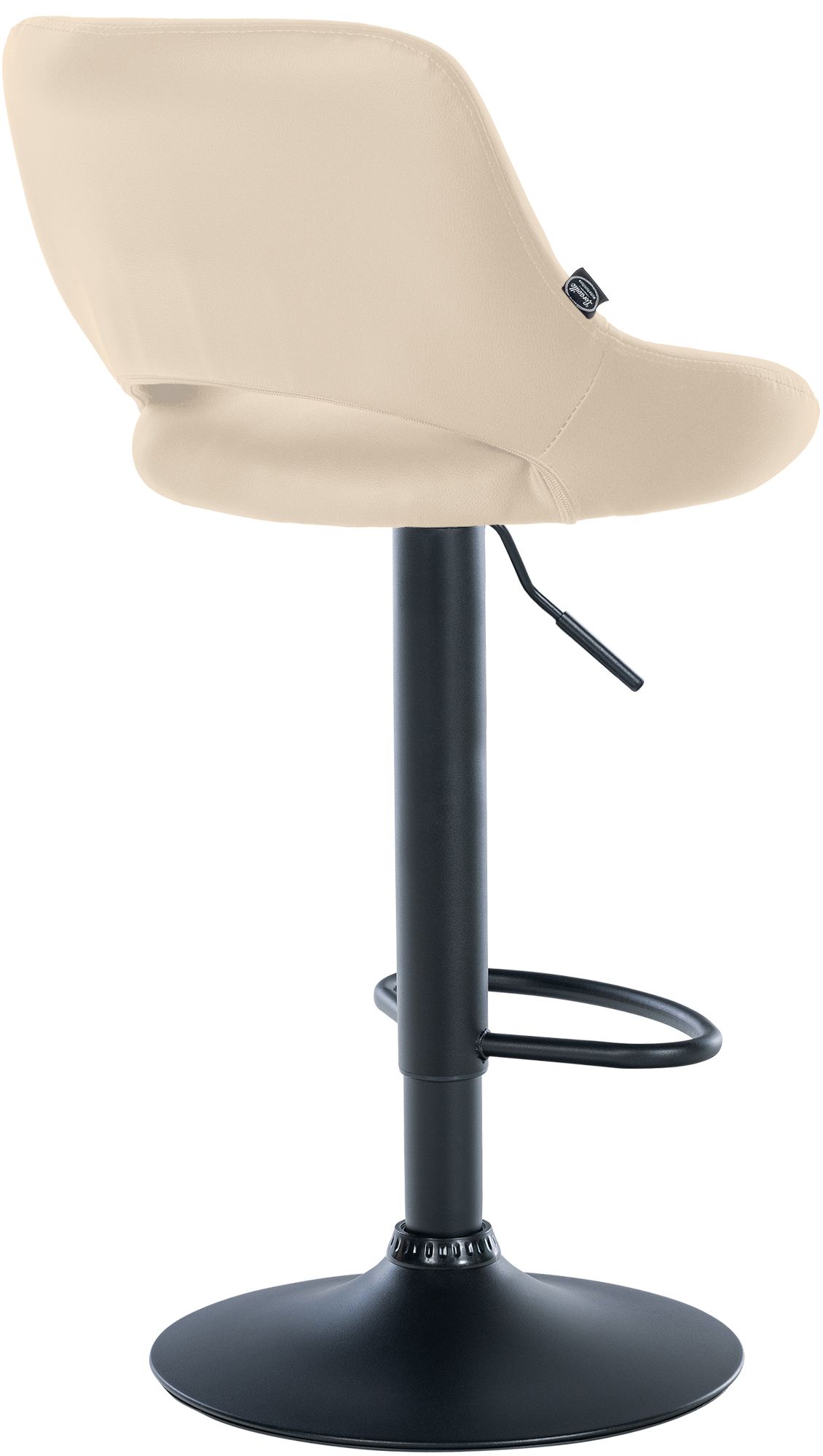2er Set Barhocker Milet Kunstleder B, creme