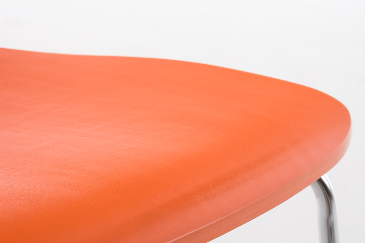 2er Set Besucherstuhl Aaron, orange