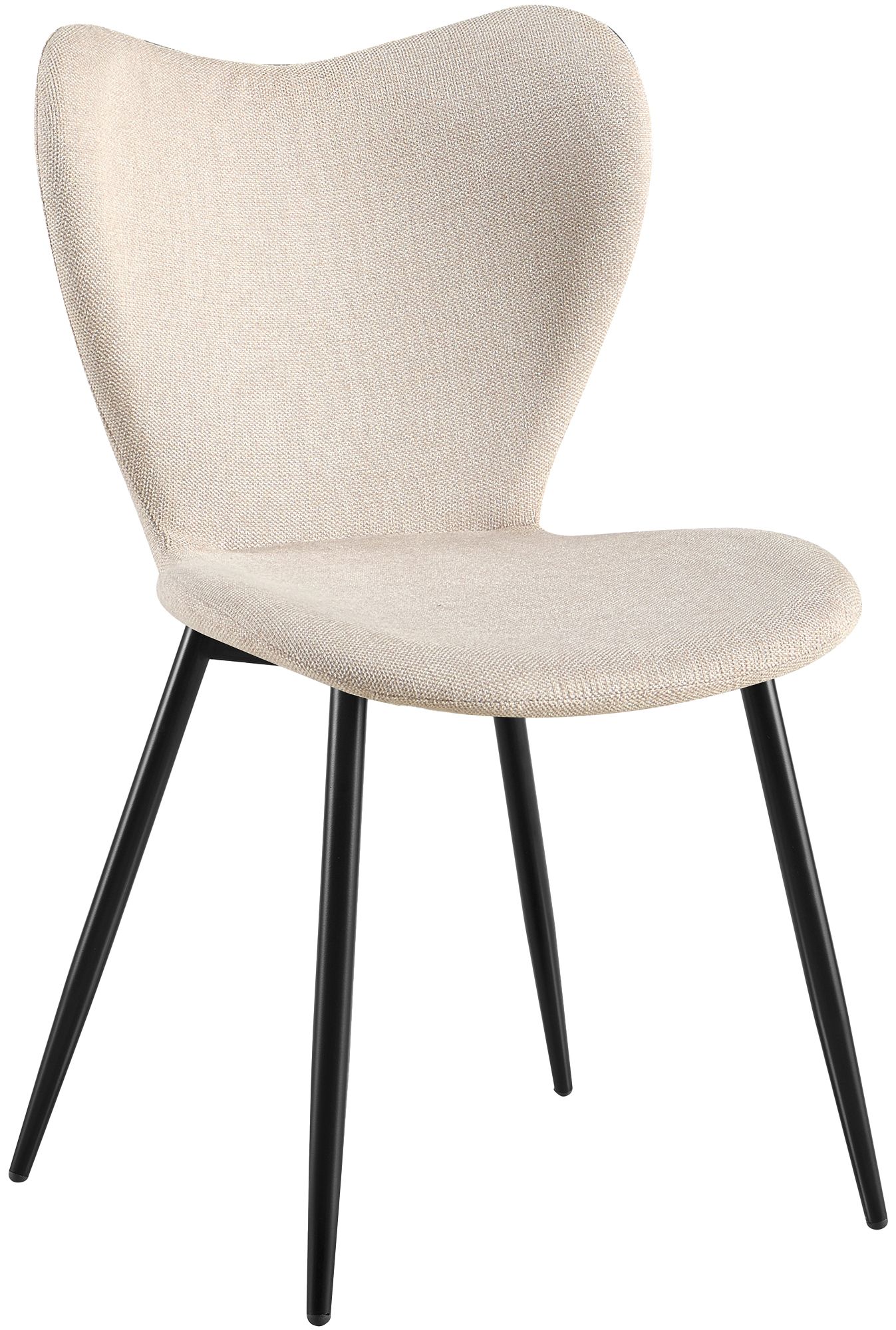 Esszimmerstuhl Maika Stoff, creme
