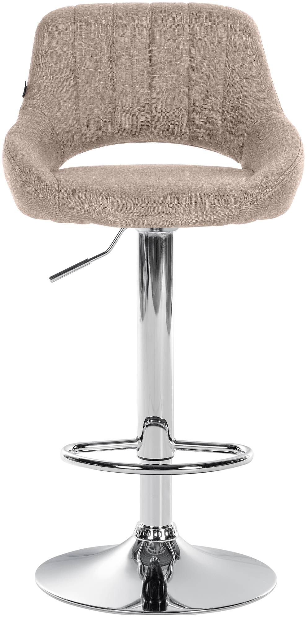2er Set Barhocker Milet Stoff C, taupe
