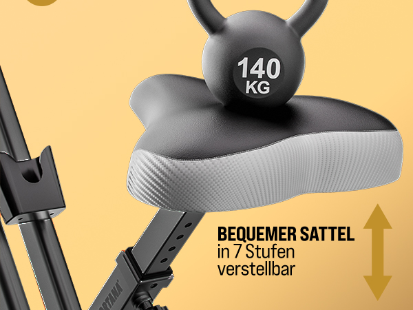 Heimtrainer Fahrrad Eagle2 71x44x110cm klappbar