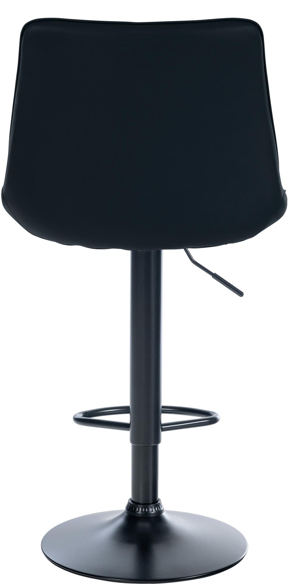 Barhocker Toni Kunstleder schwarz, schwarz