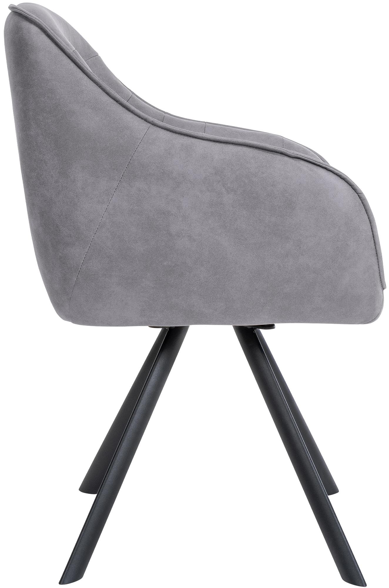 Stuhl Russel Vintage, grau