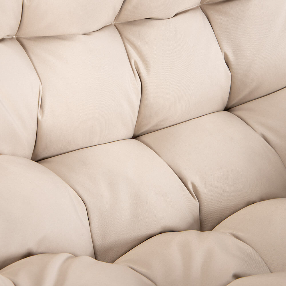 Hängesessel LOMA – 2 Sitzer Beige