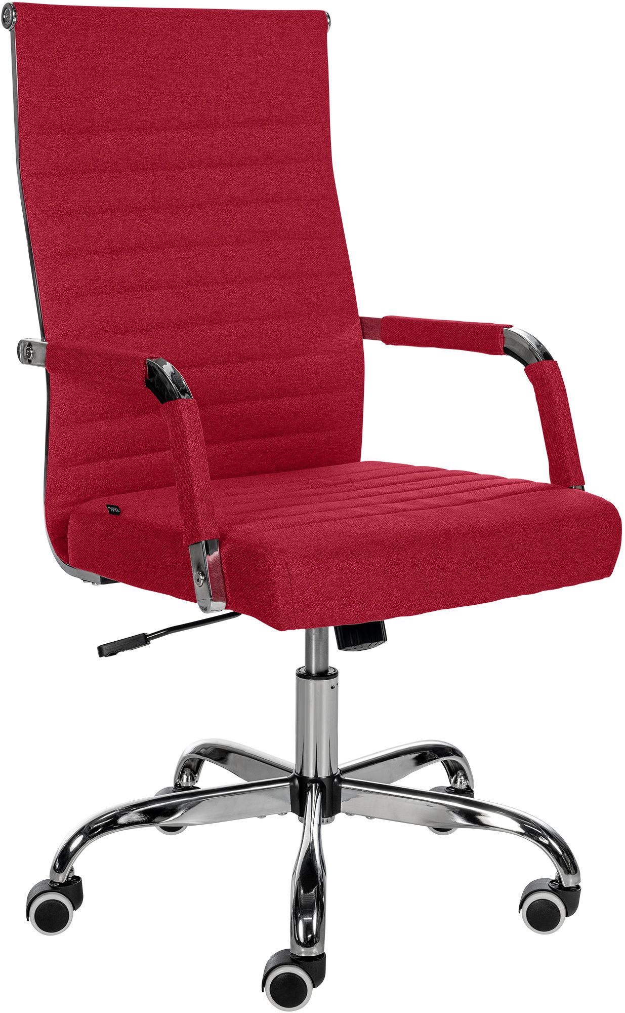 Bürostuhl Amadora Stoff, rot