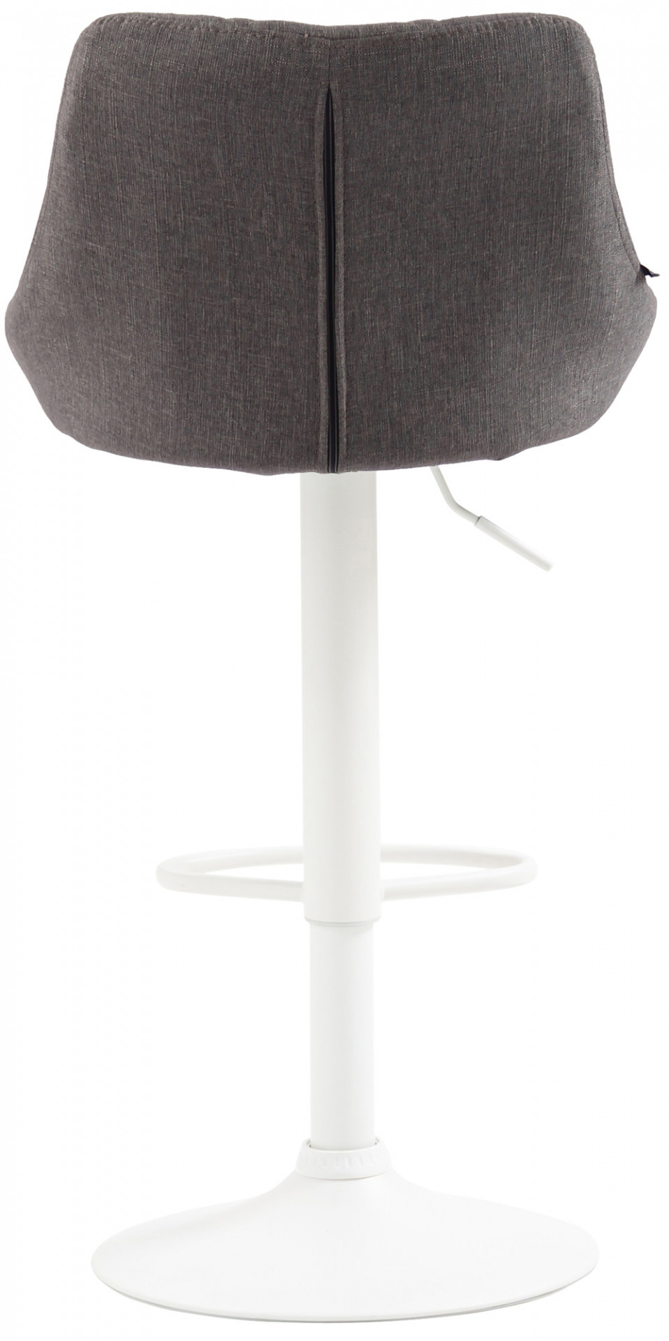 Barhocker Lazio Stoff weiß, grau