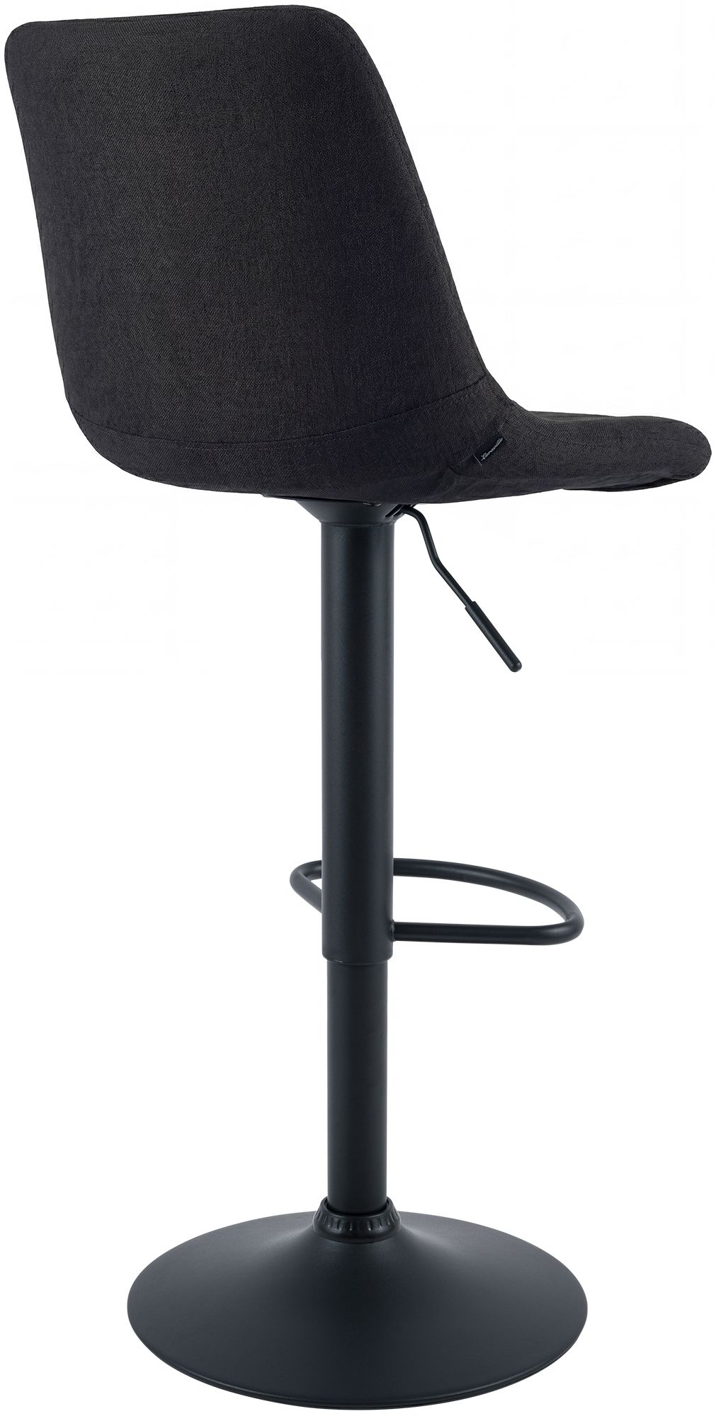 2er Set Barhocker Mapun Stoff, schwarz