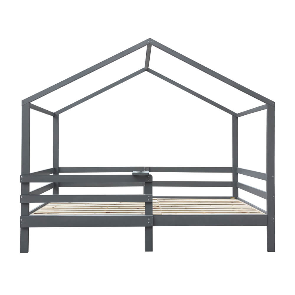 Kinderbett mit Schubladen WOLKENLAND – 90 x 200 cm Grau