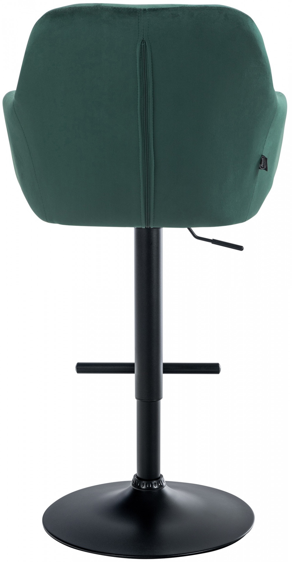 Barhocker Natoma Samt schwarz, grün