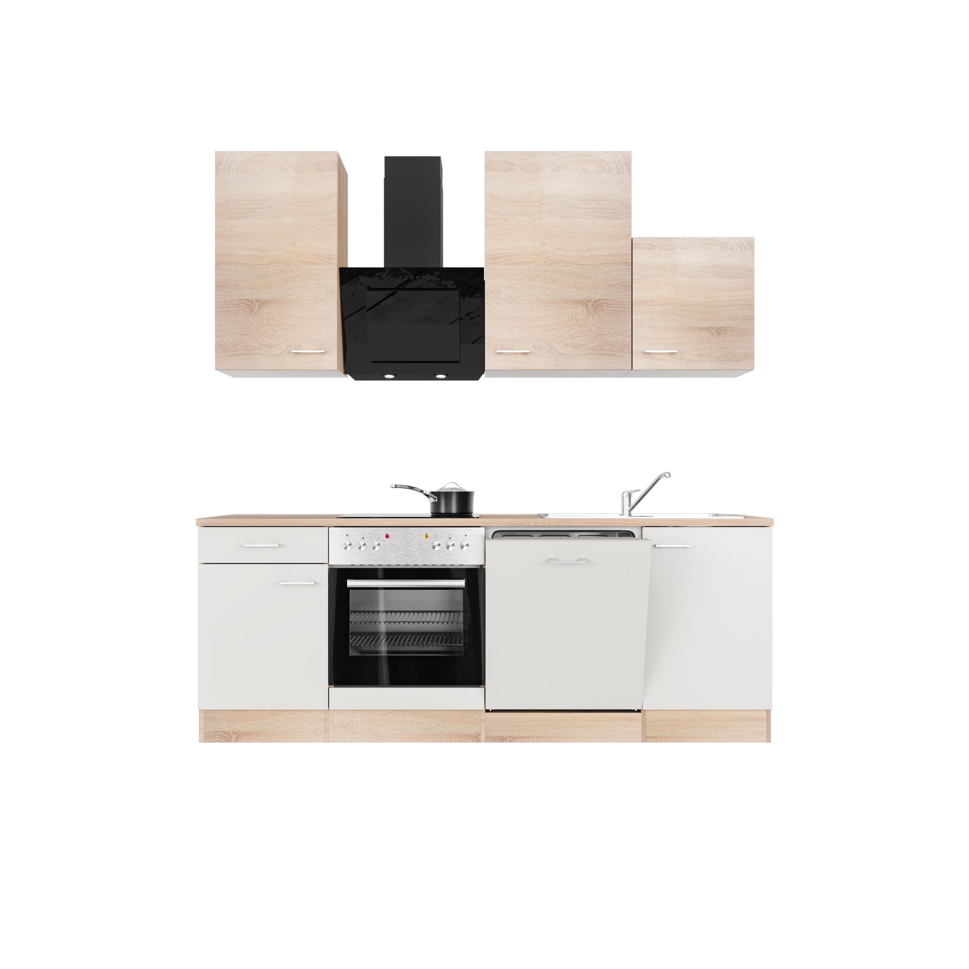 Küchenzeile SAMOA 220 cm mit E-Geräten