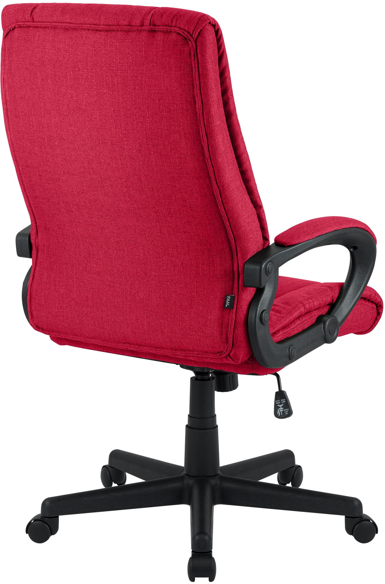 Bürostuhl XL Sparta Stoff, rot