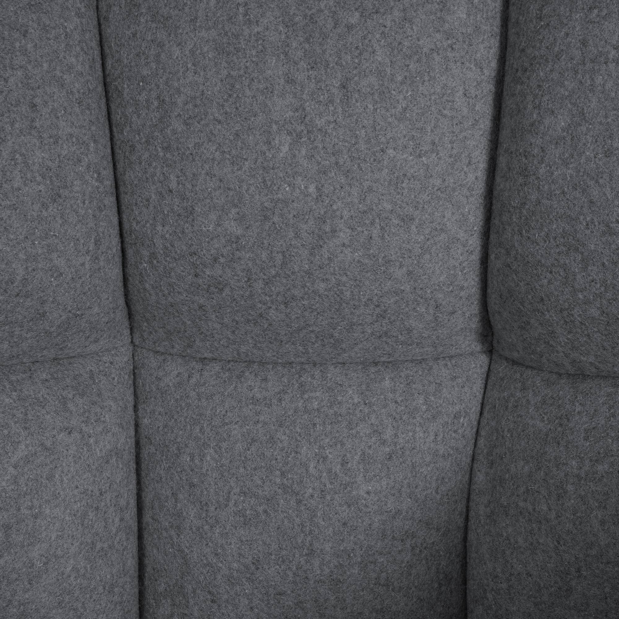 Barhocker Damaso W Filz, grau