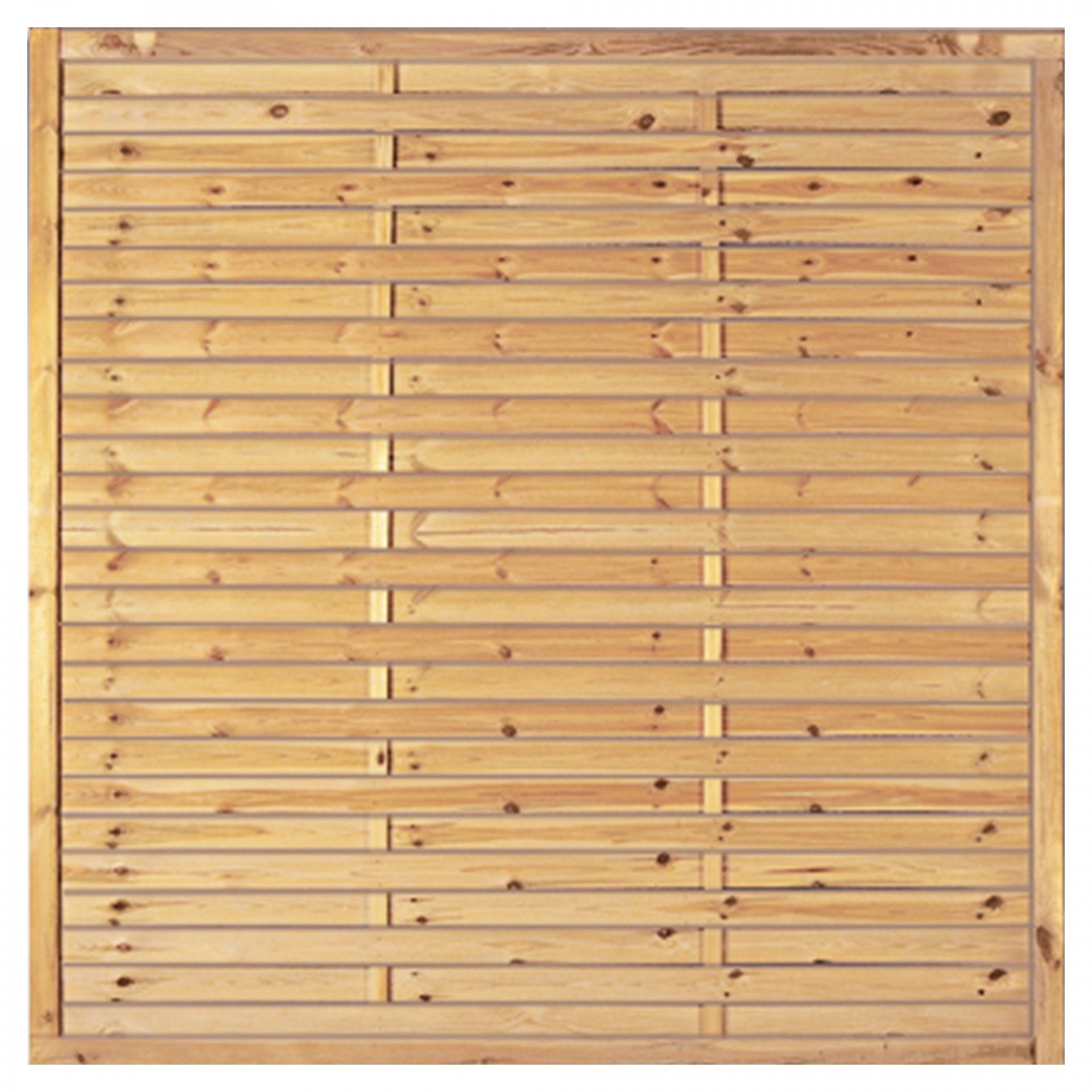 Lamellenzaun 180 x 180 cm, Rahmen 34/54 mm, kdi grün