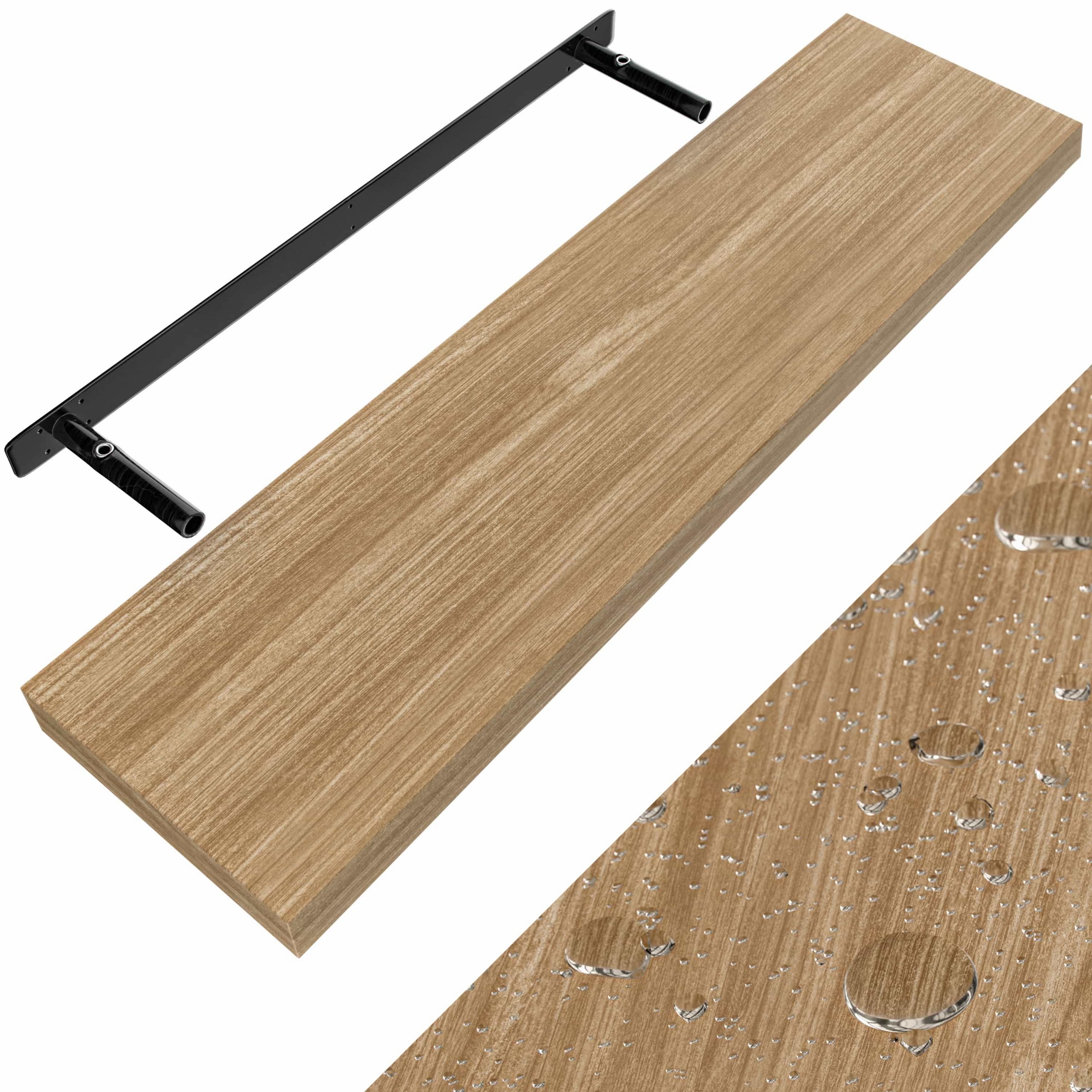Schweberegal 90cm eiche