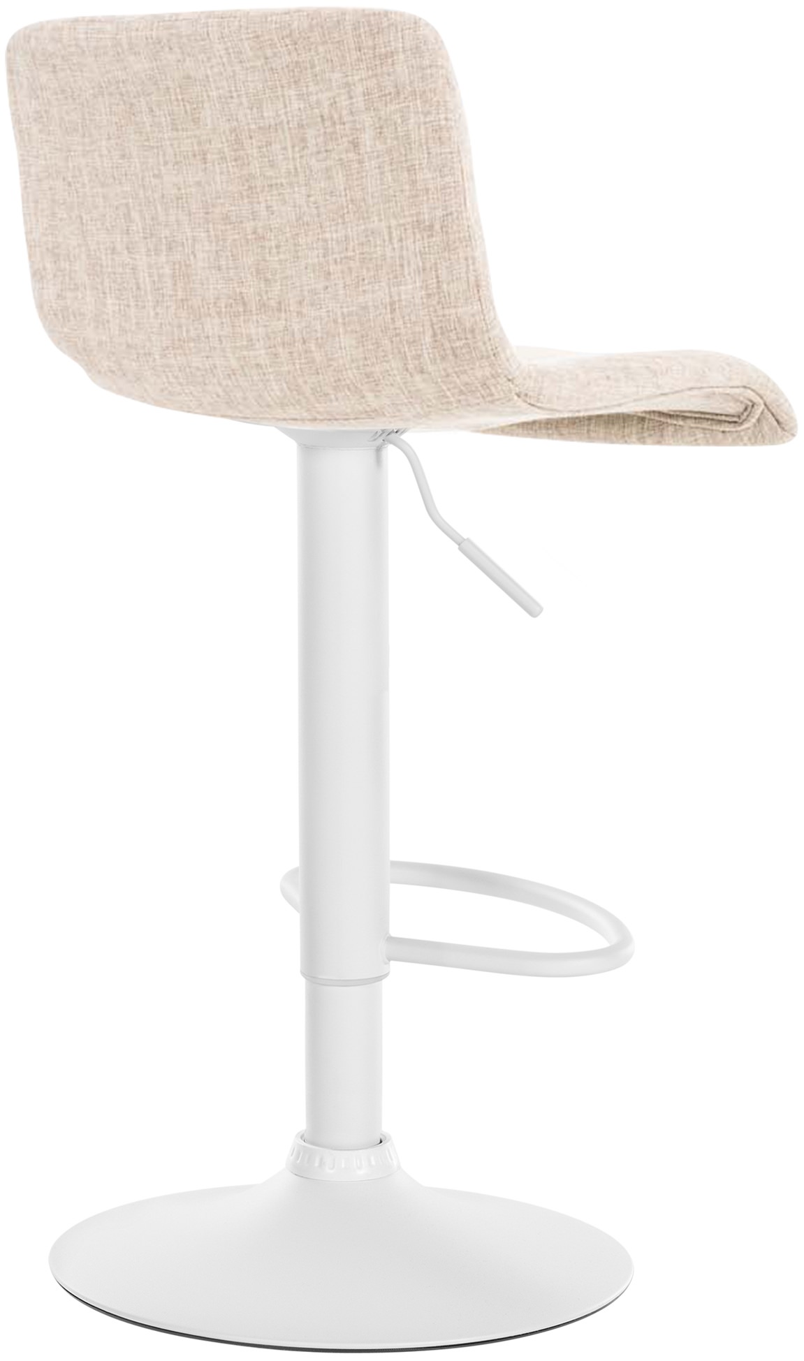Barhocker Hoover Stoff W, creme