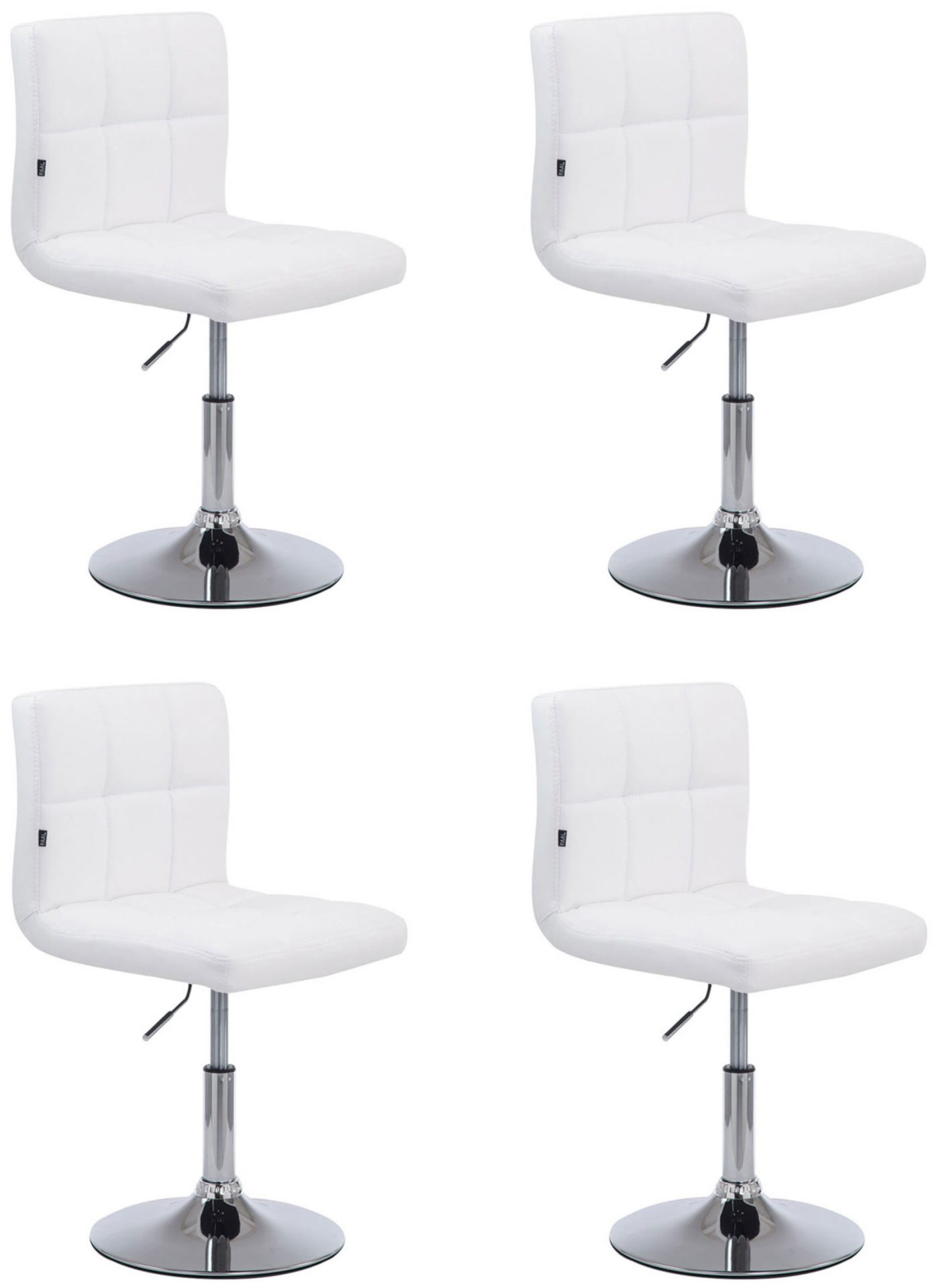 4er Set Lounger Palma V2, weiß