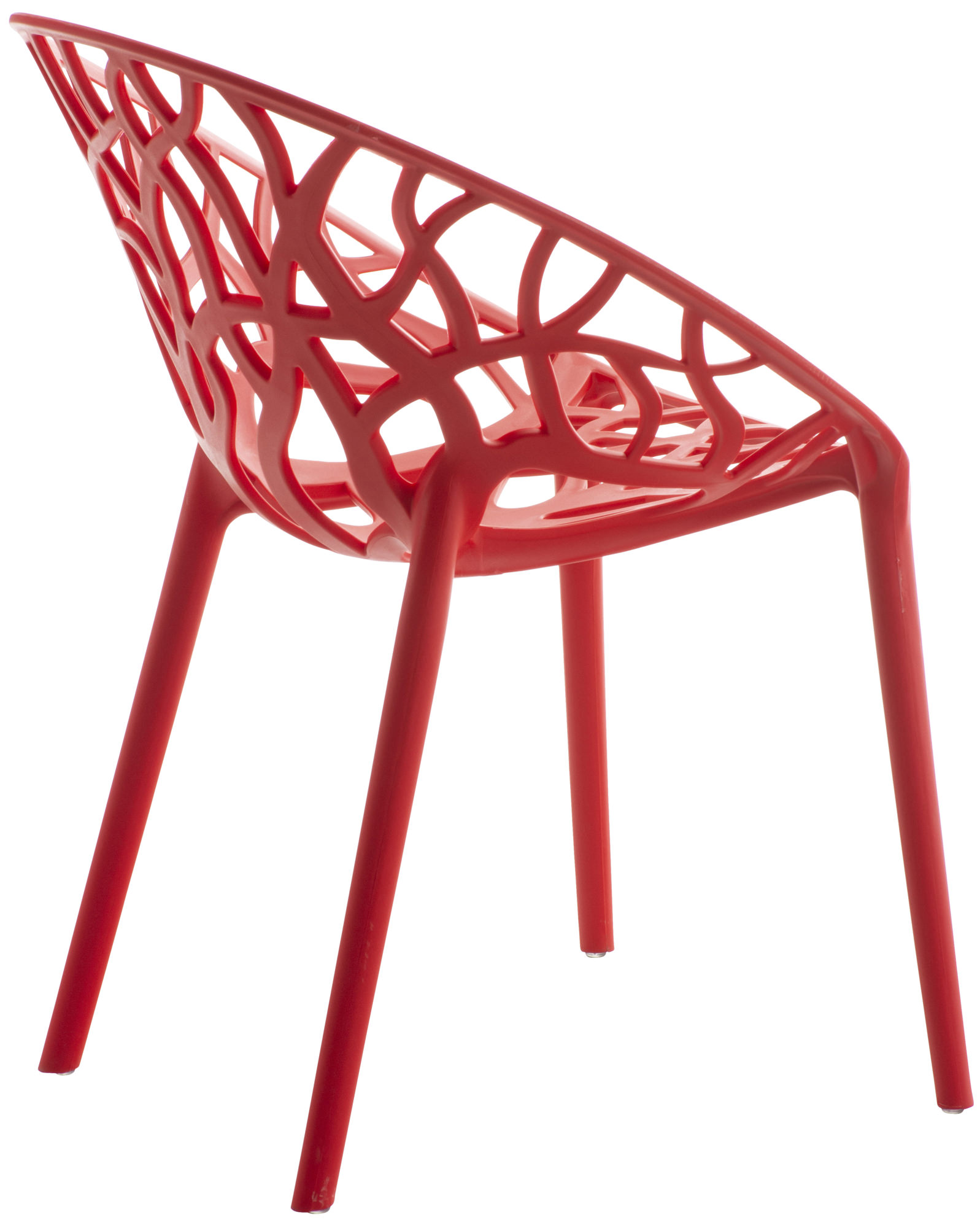 4er Set Stuhl Hope, rot