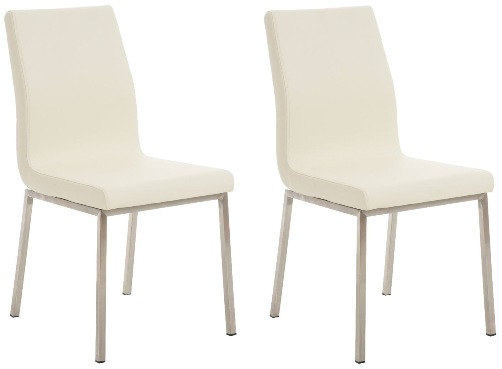 2er Set Esszimmerstühle Colmar, creme