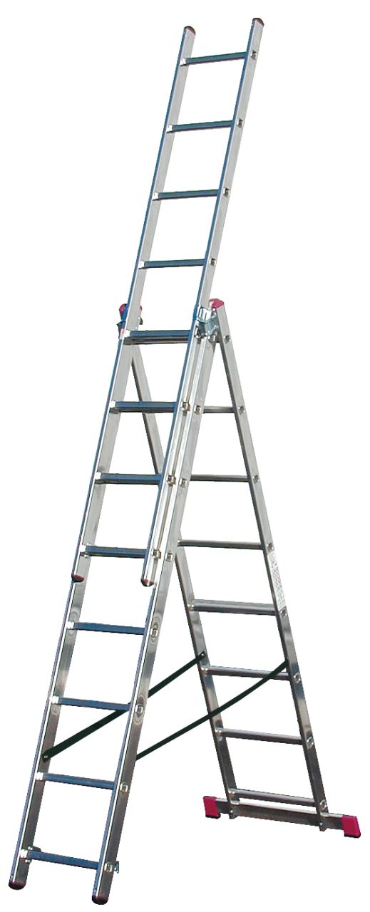 CORDA Vielzweckleiter 3x8 Sprossen
