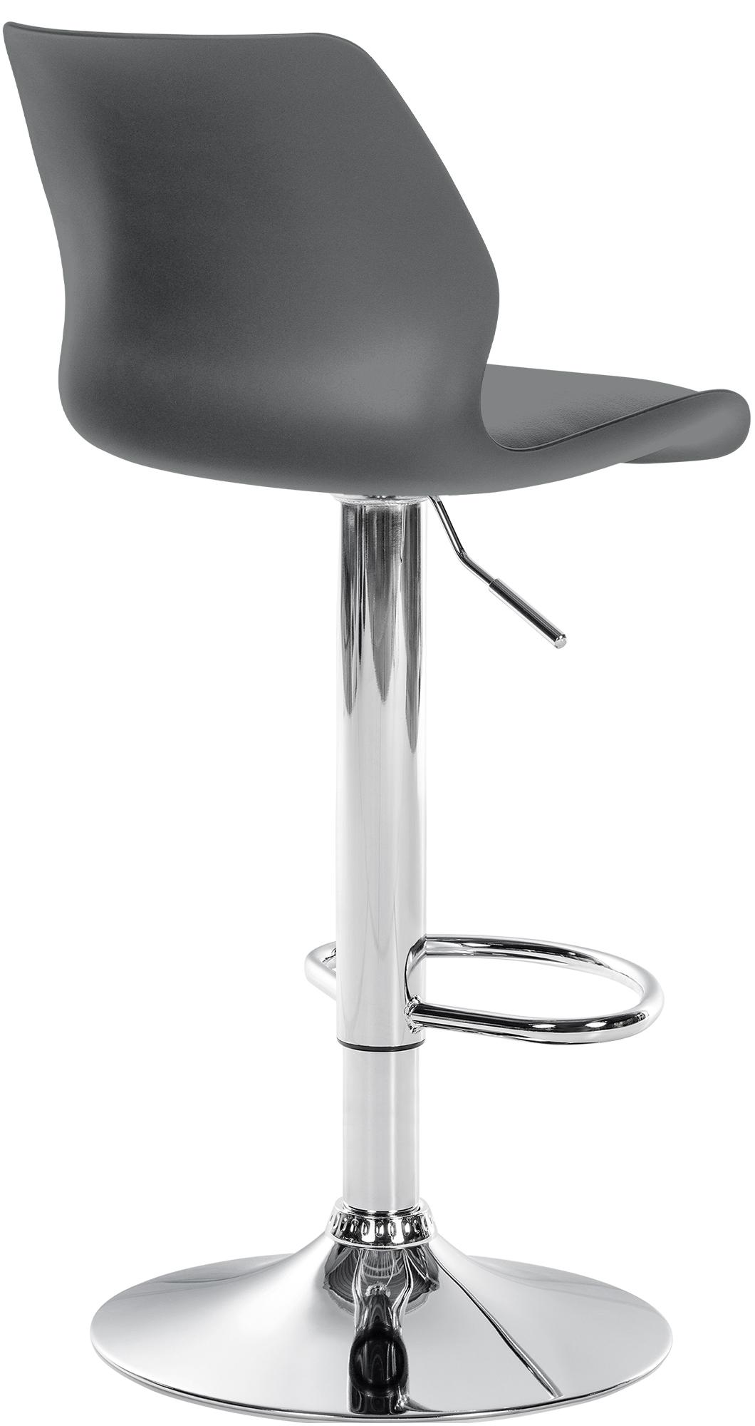 2er Set Barhocker Gilbert Kunststoff, grau