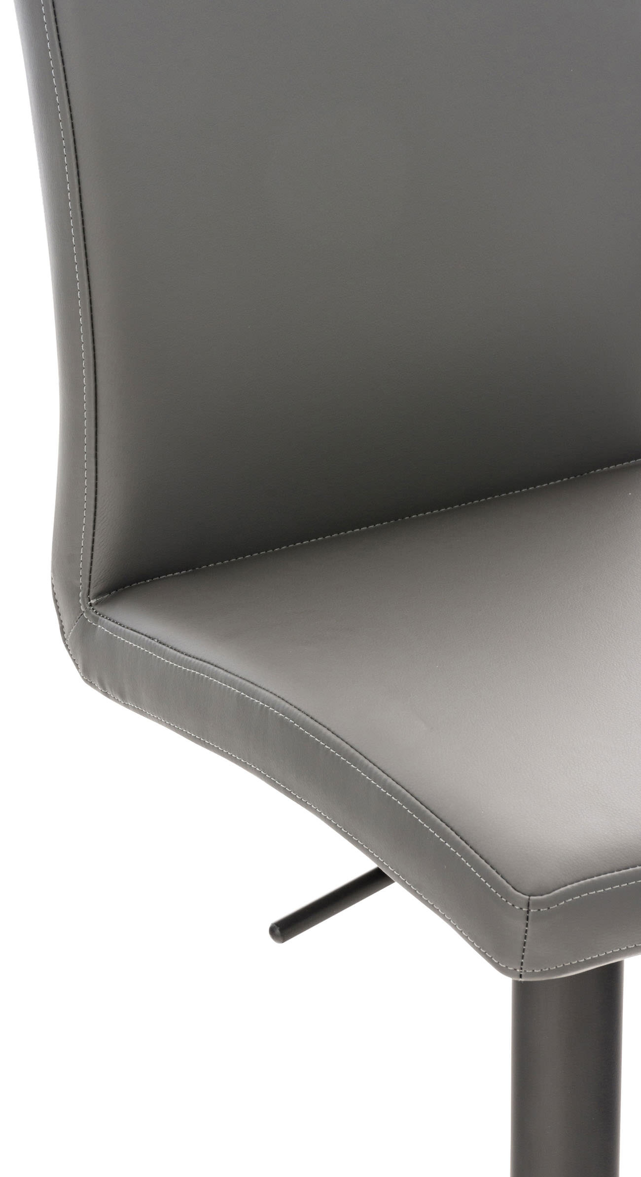 Barhocker Cadiz Kunstleder schwarz, grau