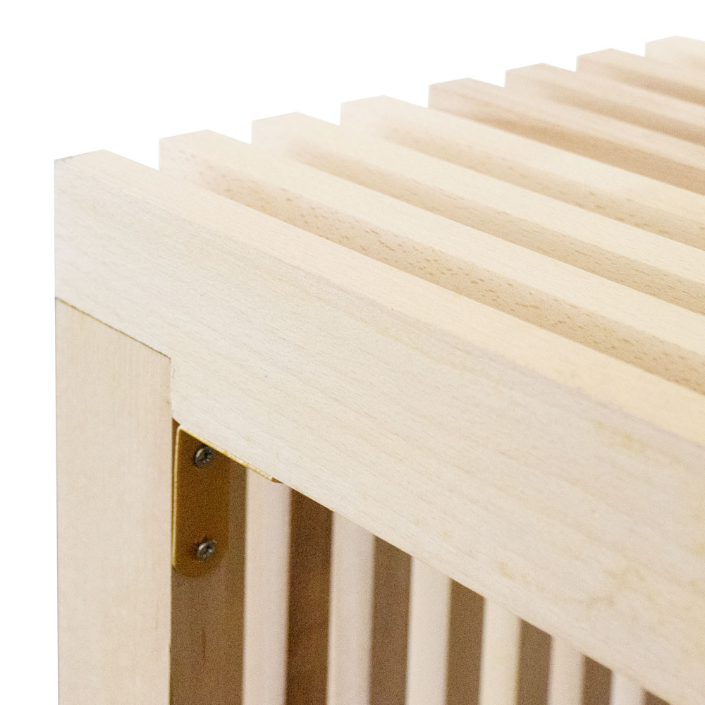 Sitzbank aus Holz LORA Natur - 50 cm