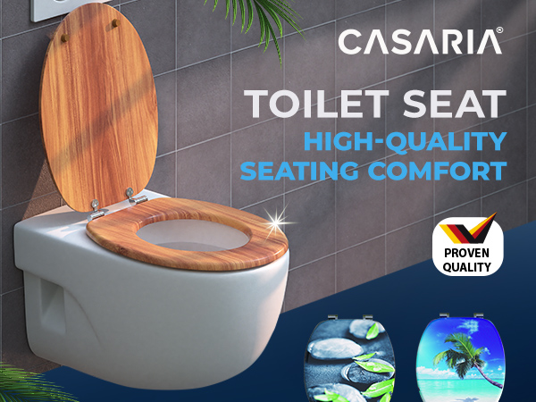 Toilettensitz Holz mit Absenkautomatik MDF