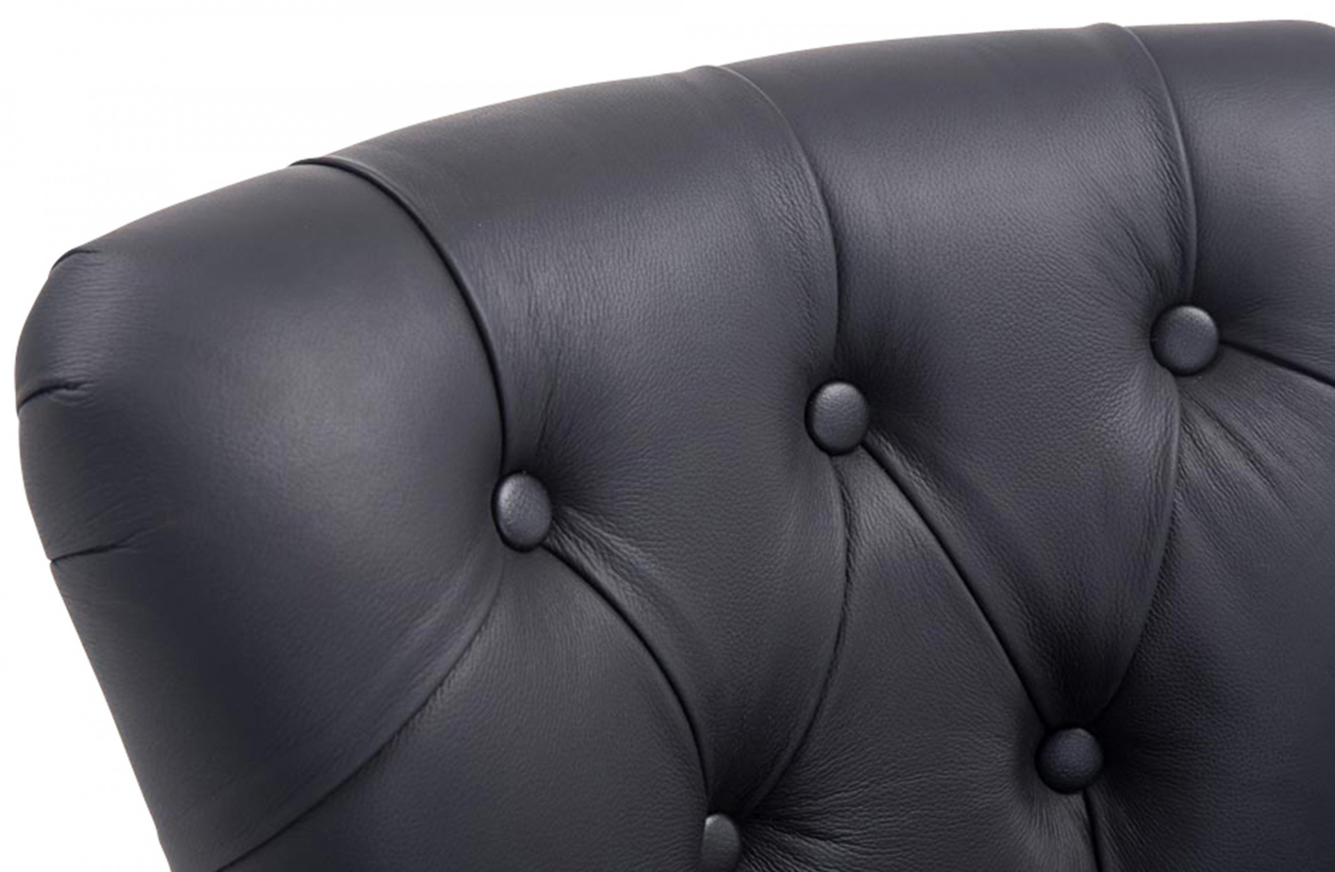 Barhocker Lakewood Echtleder, Antik-hell, schwarz