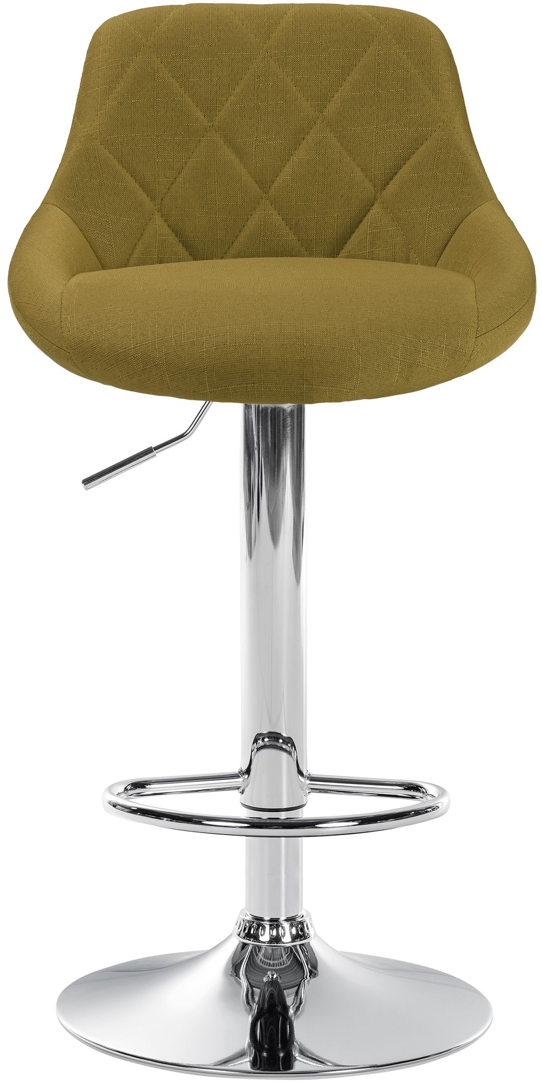 Barhocker Lazio Stoff chrom, grün