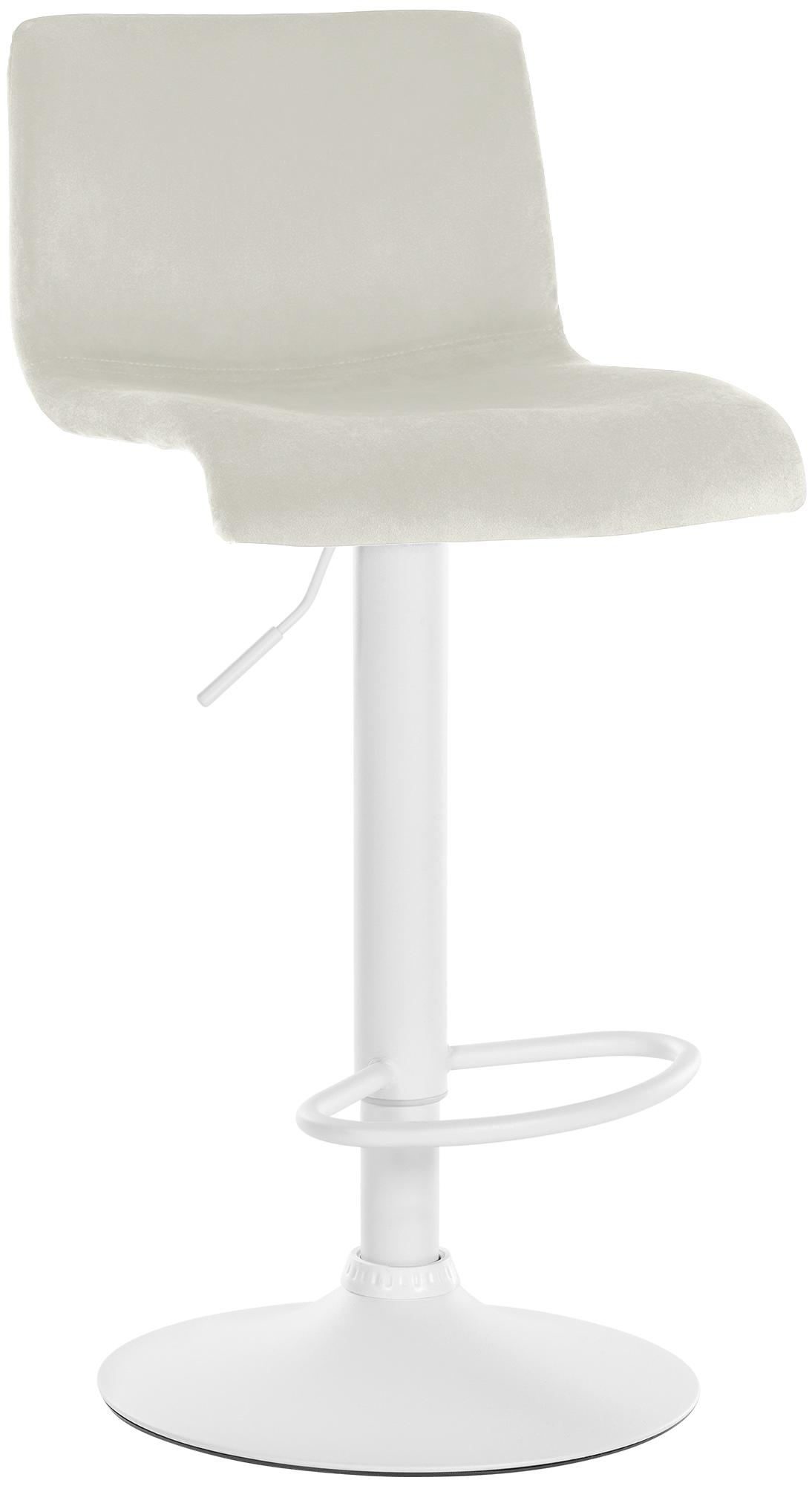 Barhocker Hoover Samt W, creme