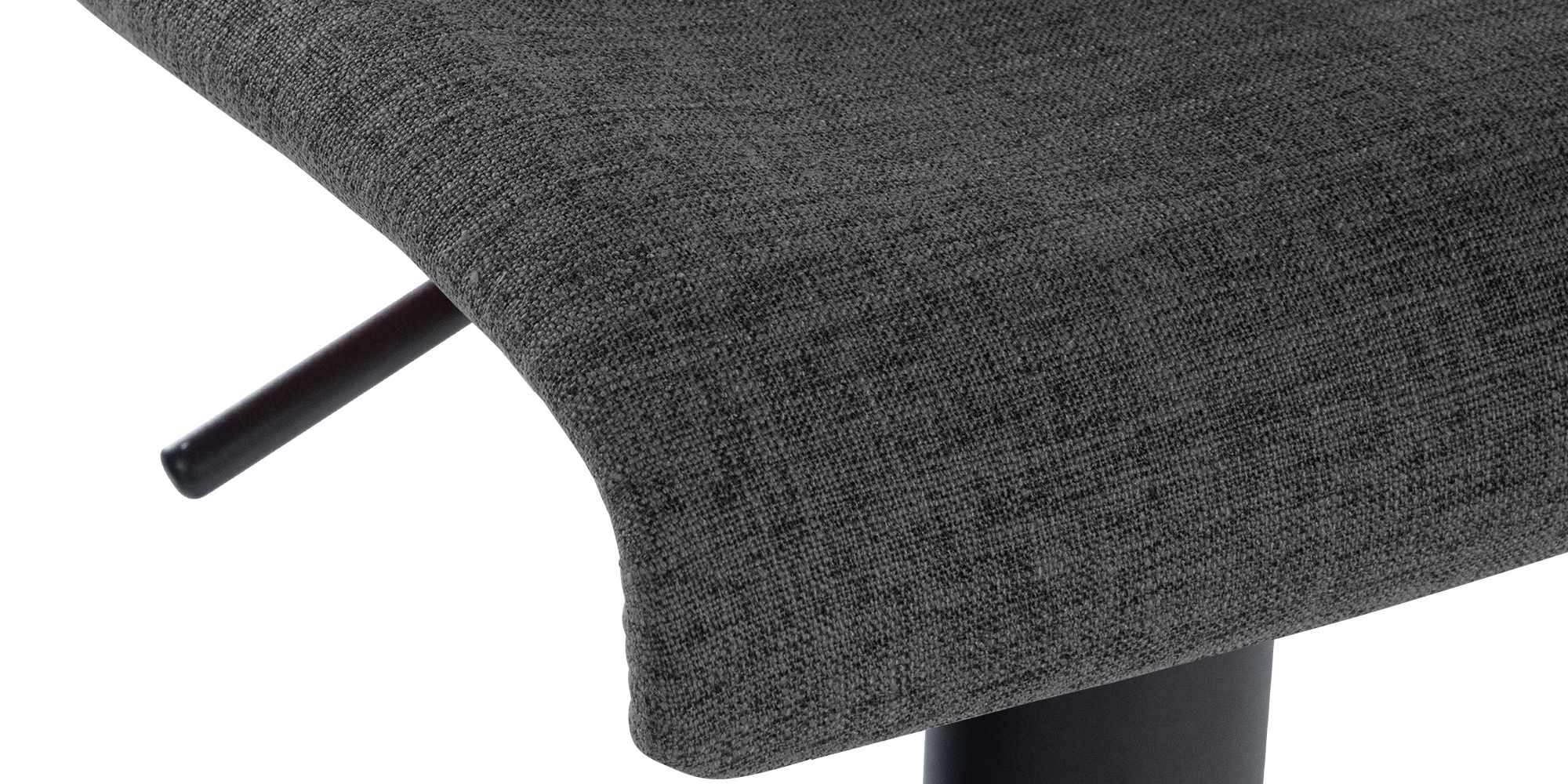 2er Set Barhocker Branford Stoff, dunkelgrau
