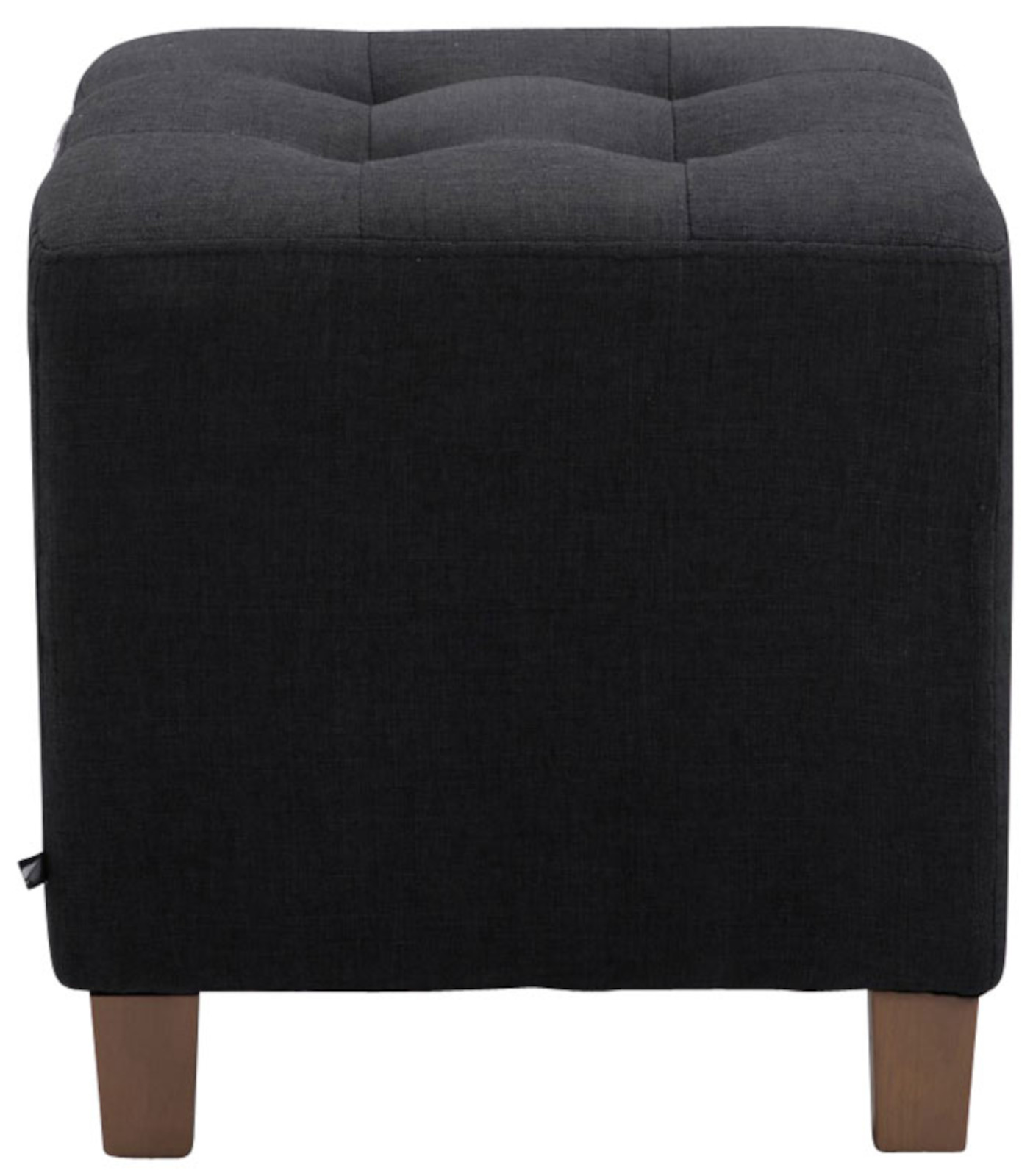 2er Set Sitzhocker Pharao, antik-hell, schwarz