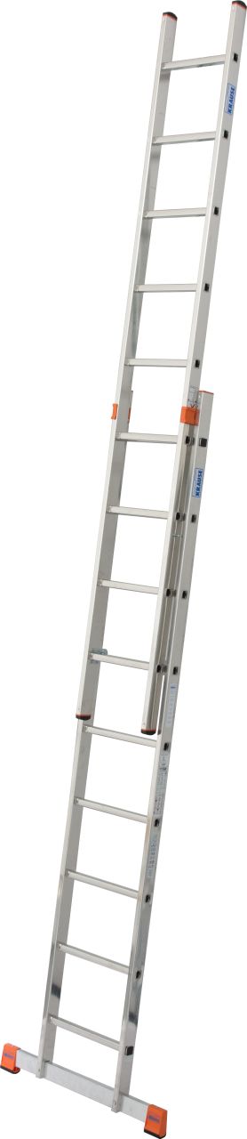 MONTO Fabilo Sprossen-Schiebeleiter, zweiteilig 2x9 Sprossen