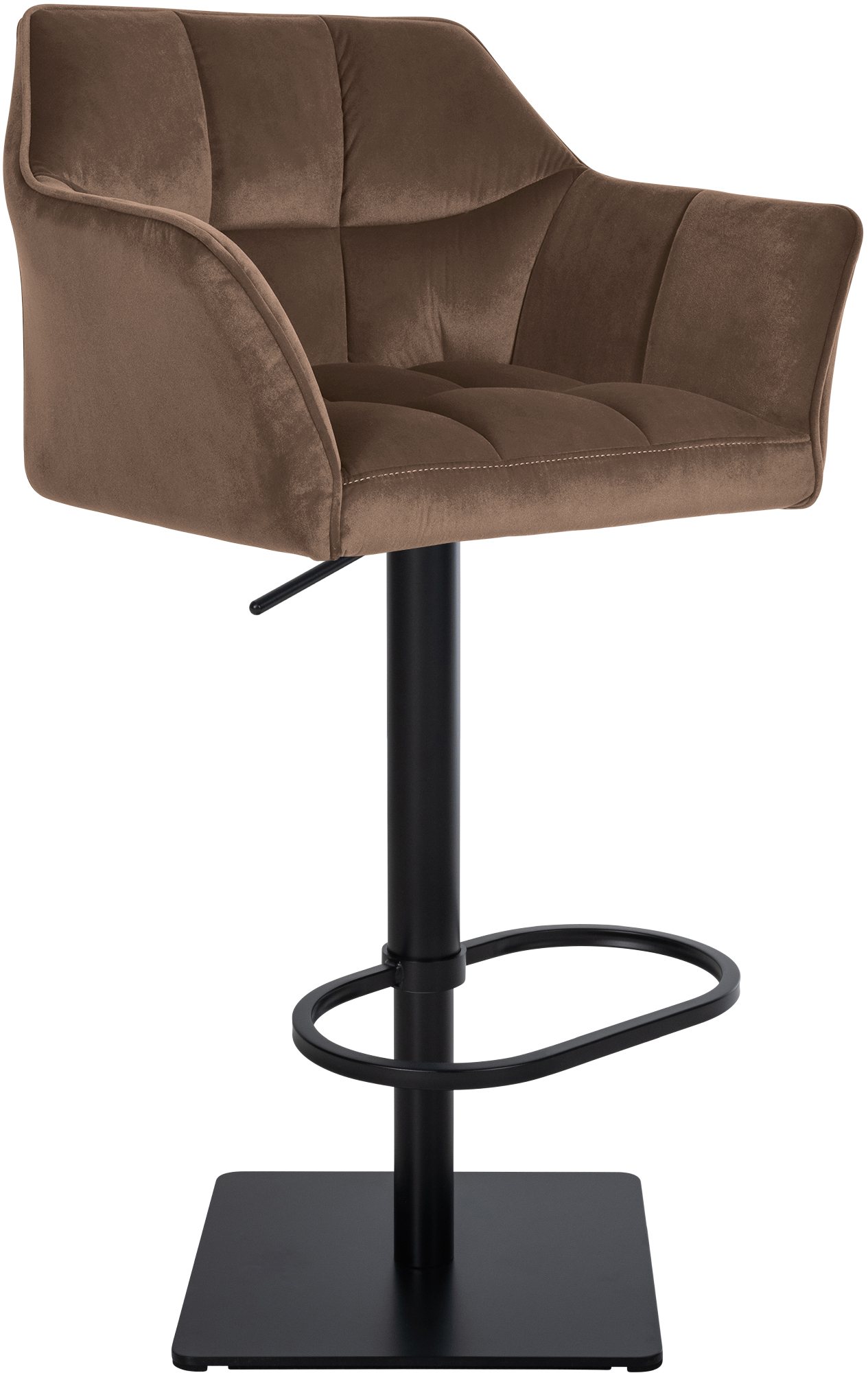 Barhocker Damaso B Samt, braun