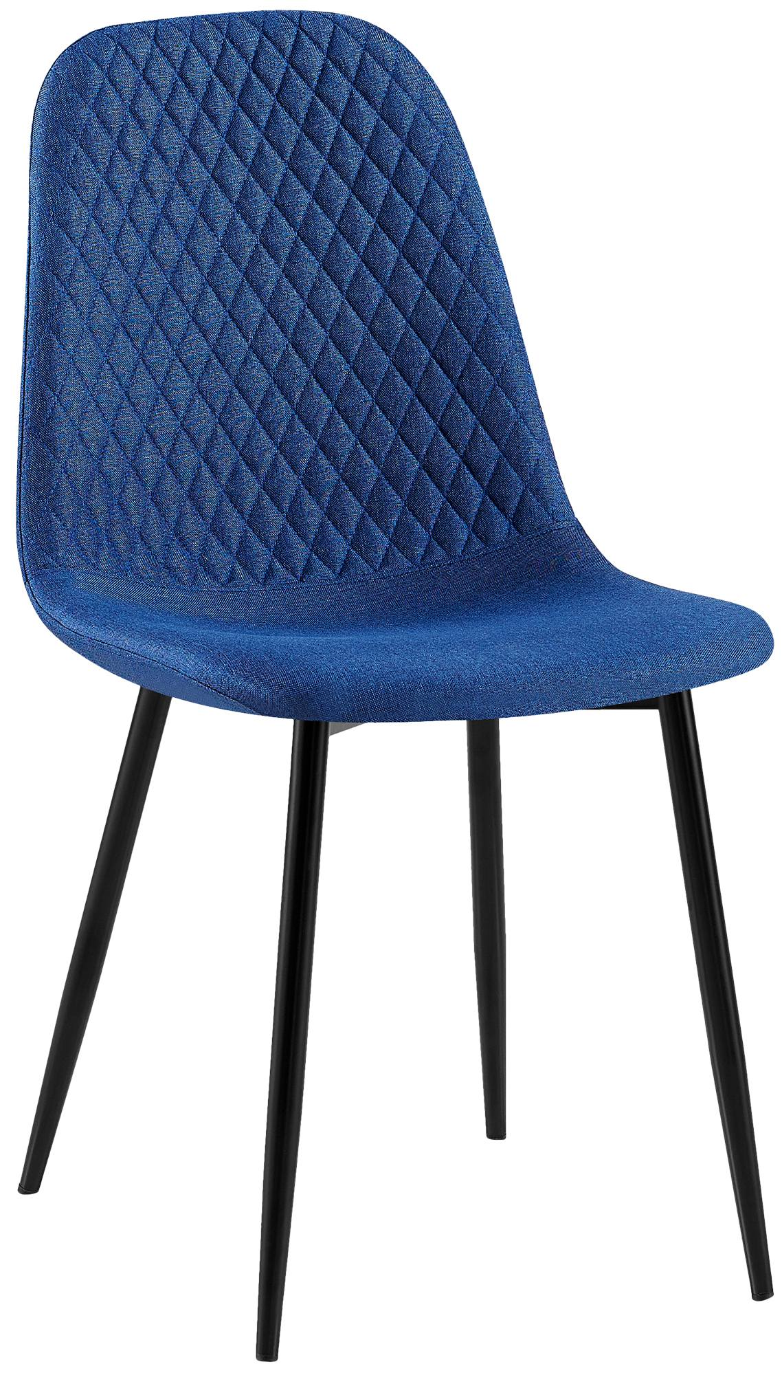 Stuhl Giverny Stoff, blau