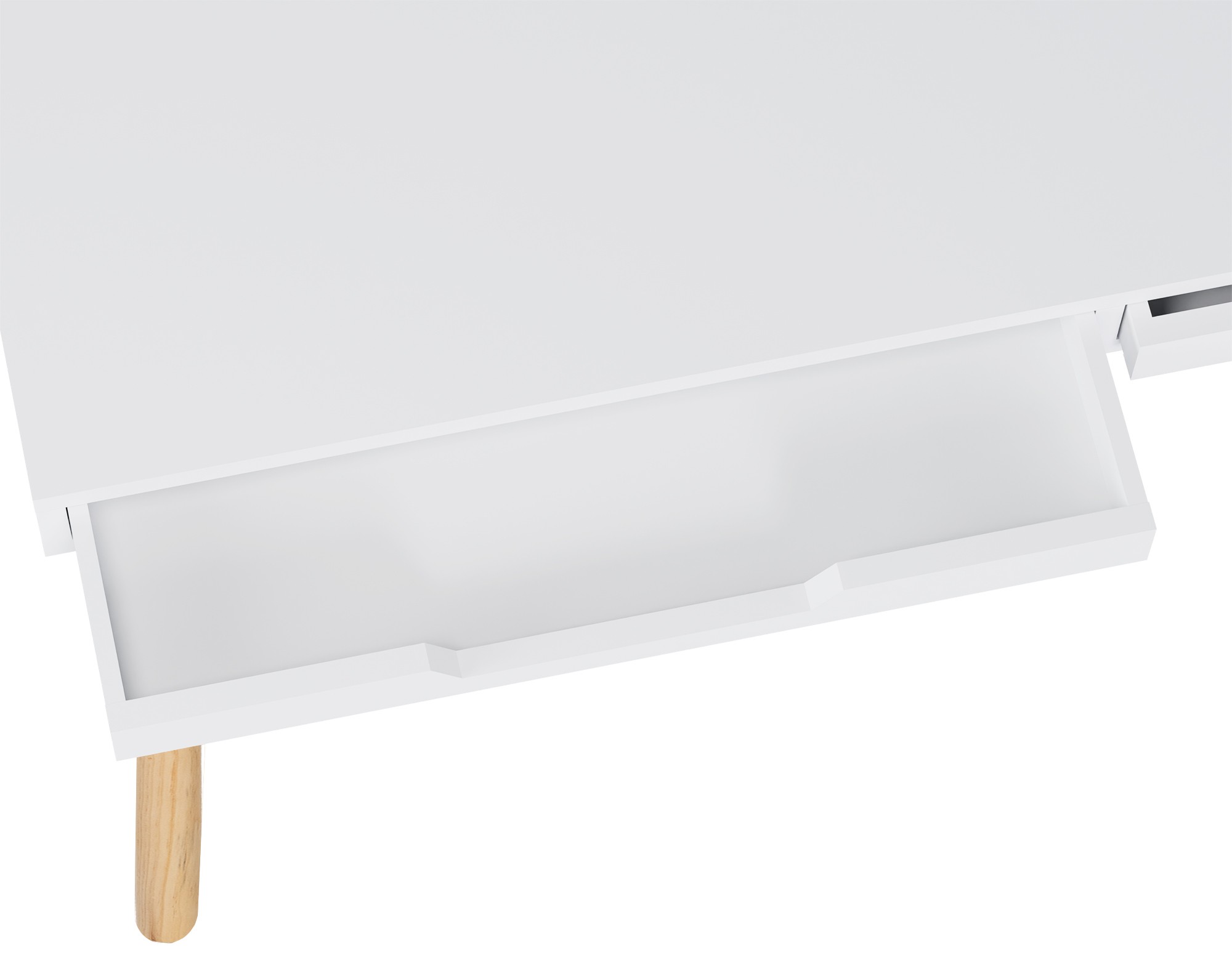 Schreibtisch Porto 110 cm V2, weiß
