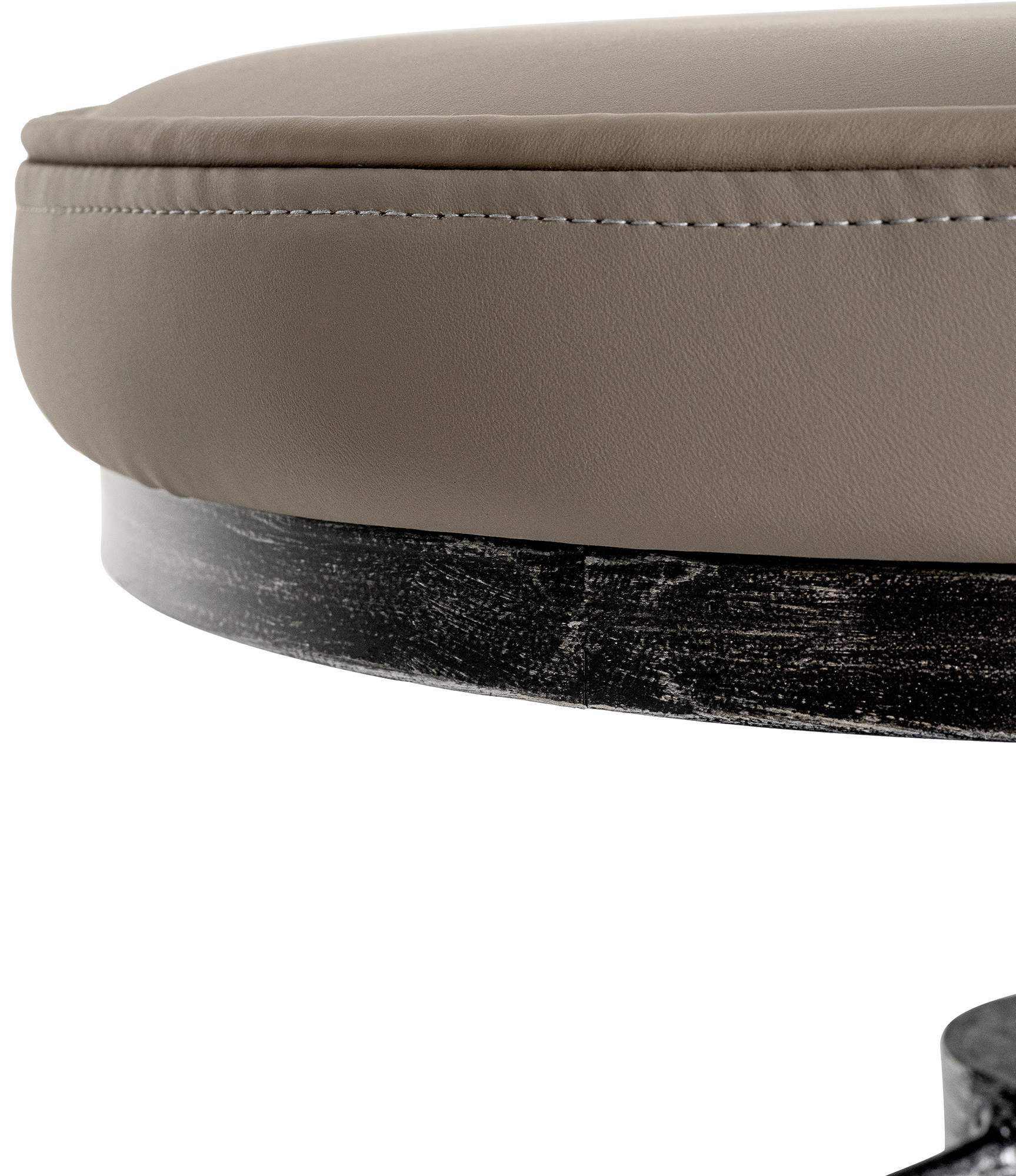 2er Set Hocker Destin, antik silber
