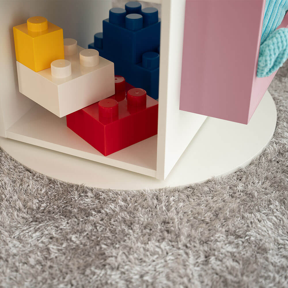 Kinderregal drehbar JUNA - 60 x 60 cm Pink