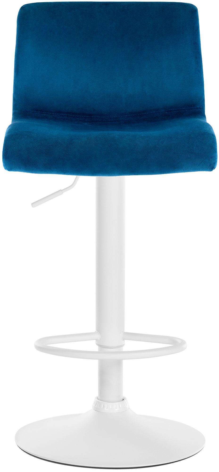 Barhocker Hoover Samt W, blau