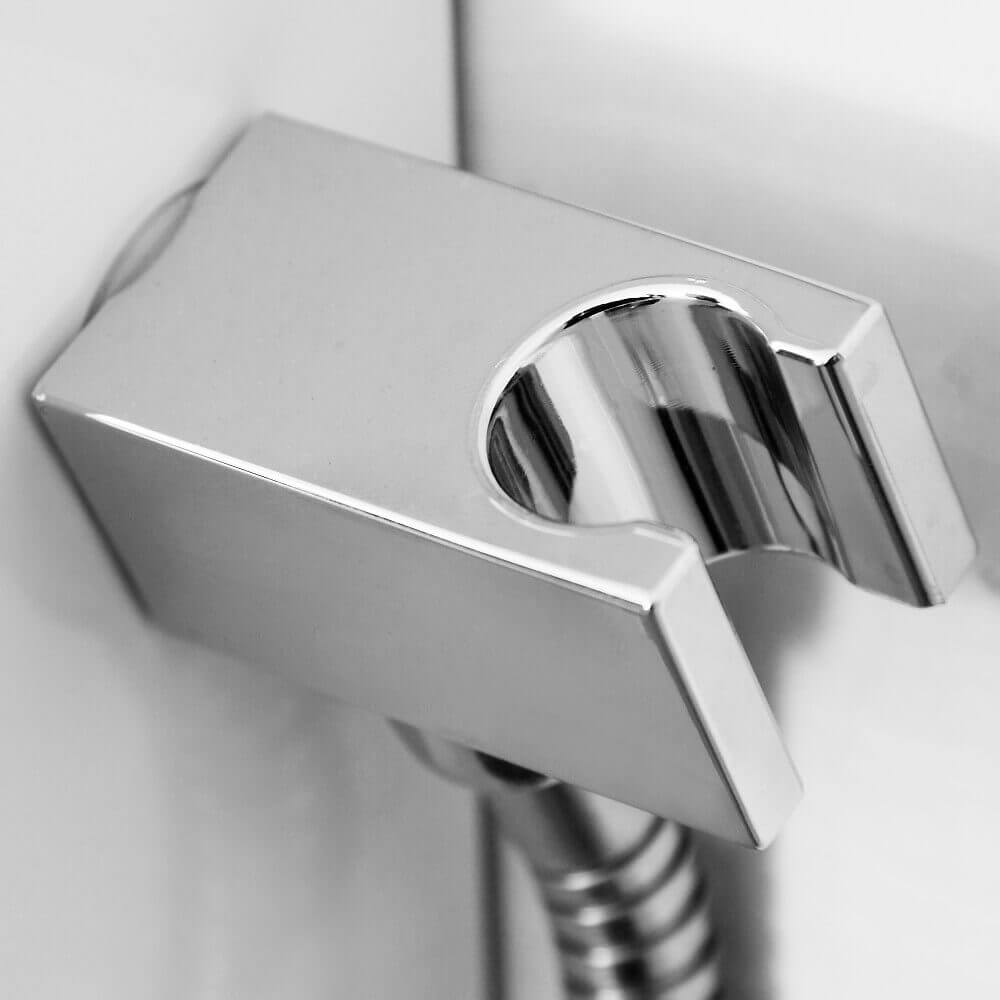 Duschpaneel mit Regendusche CASCATA – Schwarz