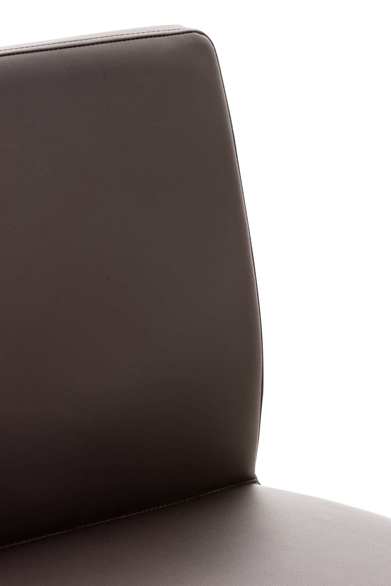 Barhocker Cadiz Kunstleder schwarz, braun